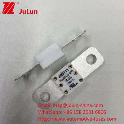 200A 125VDC خودروهای الکتریکی فیوز اتومبیل برای EV 125VDC ولتاژ فاصله سوراخ 50.8mm