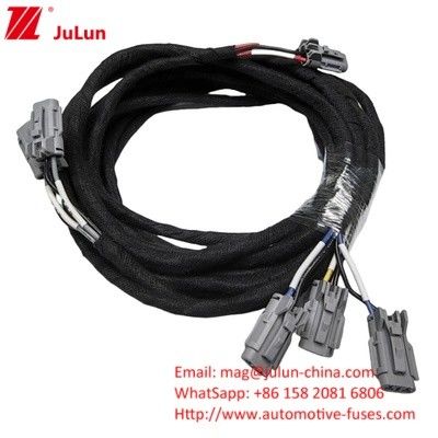 آبپاش خودرو چراغ جلو LED فانوس سیم آداپتور H1 9005/9006 زن به مرد عایق PVC قطب نور پایین