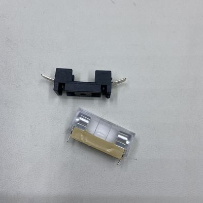نصب صفحه PCB 6 * 30mm 250VDC سیاه آبی شفاف طلا نگهدارنده فیوز ماشین