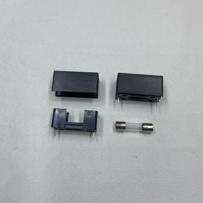 پوشش شفاف فیوز شیشه ای 5X20mm 6x30mm نگهدارنده فیوز برای محافظت از مدار