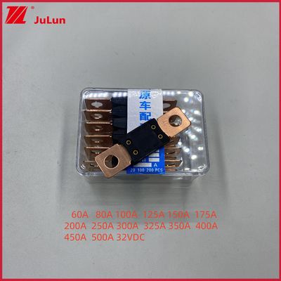 400A 32V Mega Fuse Bolt Down Auto Fuse Audio Holder 0298040.ZX فیوز خودرو 60A 80A 100A 125A 150A 200A 250A 300A 400A 450A 500A نوع ترمینال 32VDC