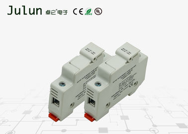 نرم افزار قدرت 1000V ولتاژ پایین فیوز براکت 10x38mm DIN rail mount