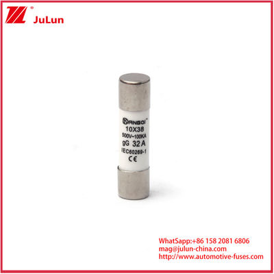 فیوز های سرامیکی خودرو 20A 1000VDC PV FUSE شکستن 10 * 38mm 14 * 51mm 20 * 65mm ظرفیت با قابلیت جایگزینی 1000VDC 10A 15A 25A 30A و استانداردهای ایمنی IEC