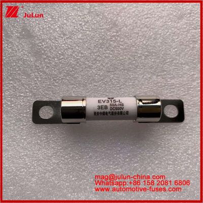 EV315-L 3EB 50A HS 10 * 38mm کامیون سنگین برق نور بولت نصب 500VDC فیوز لوله ای با JASO D622 انطباق