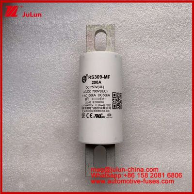 فيوز سرامیکی لوله ای RS309-MF 200A 750VDC UL قابلیت شکستن بالا