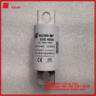 500A 400A RS309-MF EVE 750VDC ((UL) وسایل نقلیه جاده ای لوله ای سرامیکی ذخیره انرژی سیستم های برق شارژر سیم دستگاه های خودرو و تجهیزات 20KA
