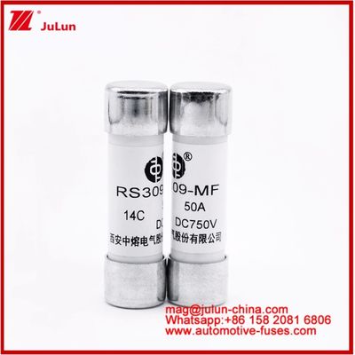 ماشین بولت استود ماونت لوله گرد کارمیک فیوز RS309-MF 50A DC750V DC برای EV / HEV