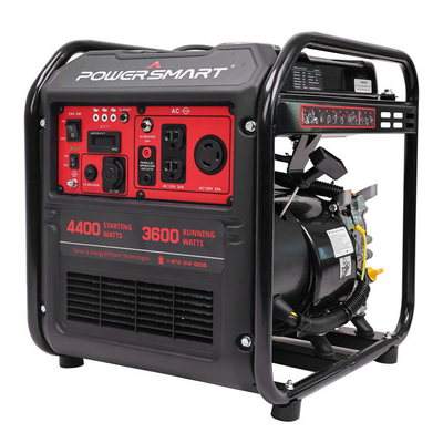 خانه InvertorB قابل حمل در آمریکا در موجود است Powersmart 4400w برق خارج از منزل قابل حمل ژنراتور گاز فریم باز برای کمپینگ خانه InvertorB قابل حمل