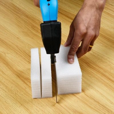 چاقوی برش فوم اسفنجی برقی ابزار قدرت خنک کننده هوا ابزار دستی خانگی DIY گرمایش داغ 150 وات 220 ولت دوشاخه اتحادیه اروپا برش شیار EVA