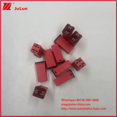 60A تنظیم مجدد خودکار 20A 40A دسته بندی 30A 40A 50A برای فورد شیوری GM مینی خودرو کم پروفایل 58VDC فیوز ماشین PEC 34220011 SBF LPJ-20A 32V