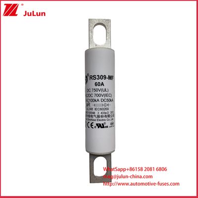 RS309-MF 60A DC750C کامیون های سنگین شارژ پلاک اتومبیل های الکتریکی اتوبوس های الکتریکی کامیون های سبک الکتریکی و فیوز الکتریکی
