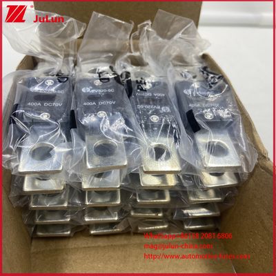 فیوزهای خودروی جاده ای 150A EV320-5C 5X 400A 200A DC70V 6KA حداکثر جریان شکست AC سازگار با آداپتور شارژر خودروی برقی برای خودروی برقی ویژه