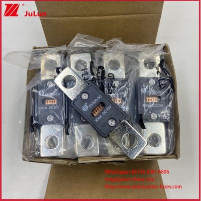 100A DC70V فیوز خودروی الکتریکی پیشرفته EV320-5C 5X 150A 300A DC70V شارژ سریع با مواد بدنه سرامیکی و حداکثر جریان شکست 6KA
