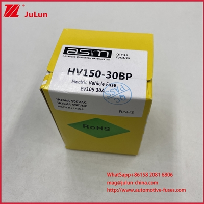 فیوزهای سرامیکی خودرو HV150 شارژر EV قابل حمل با قابلیت شکستن قوی