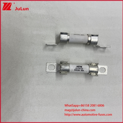 JASO D622 2006 استاندارد اجرایی DC500V ولتاژ وسایل نقلیه الکتریکی سرامیکی لوله HV150 50BP فیوز برای وسایل نقلیه کوچک