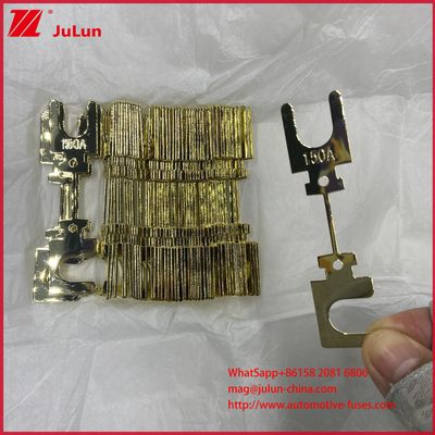 ANH ANL زنک مس آلیاژ فلت نوع فیوز اتومبیل بولت روی پایین فیوز 32 ولت ANS فیوز اتوماتیک پلاگ فیوز اتومبیل 20A 30A 40A 50A 60A 70A 80A 100A 125A 150A 175A 200A 32VDC ANS فیوز اتومبیل