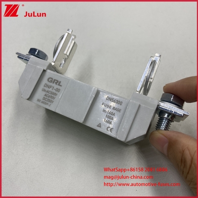 NT000 فیوز AR با قدرت شکست بالا 500V/690V فیوز ذوب سرامیکی چینی با رتبه 80A فیوزهای NH000 با اتصال مسی ولتاژ پایین