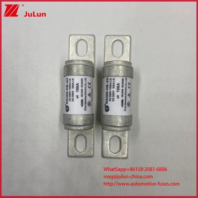 RS308-HB-2H 32-200A 550VDC 690VAC Durable Ceramic Automobile Fuses with M6 M8 Installation Bolt and GB/T31465 Certification