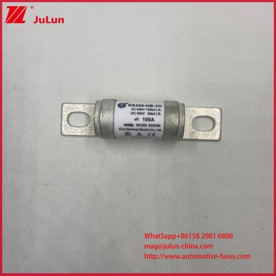 Fuses For Partial Range Protection Of Round Pipe Bolt Connection Type RS308-HB 200A 550VDC