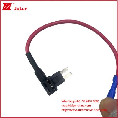 ترمینال سیم بند تیغه مینی مایکرو2 حامل فیوز برق 1A 5A 7A 15A 32V حامل فیوز خودرو با مواد پی وی سی برنج طراحی شده برای ACU ACN ACS ACZ ANL ANM ANS کاربردهای فیوز طولانی مدت
