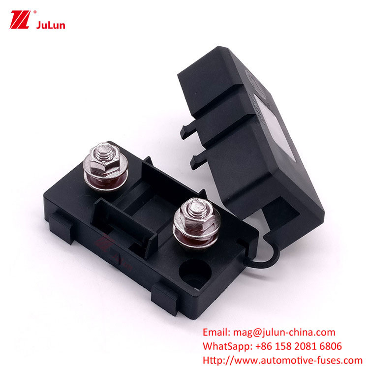 اتومبیل ANS-HB Trumpet Plug Type Fuse Box MIDI Fuse Holder ANS Bolt Type Single Way Fuse Box باکس فیوز های یک طرفه