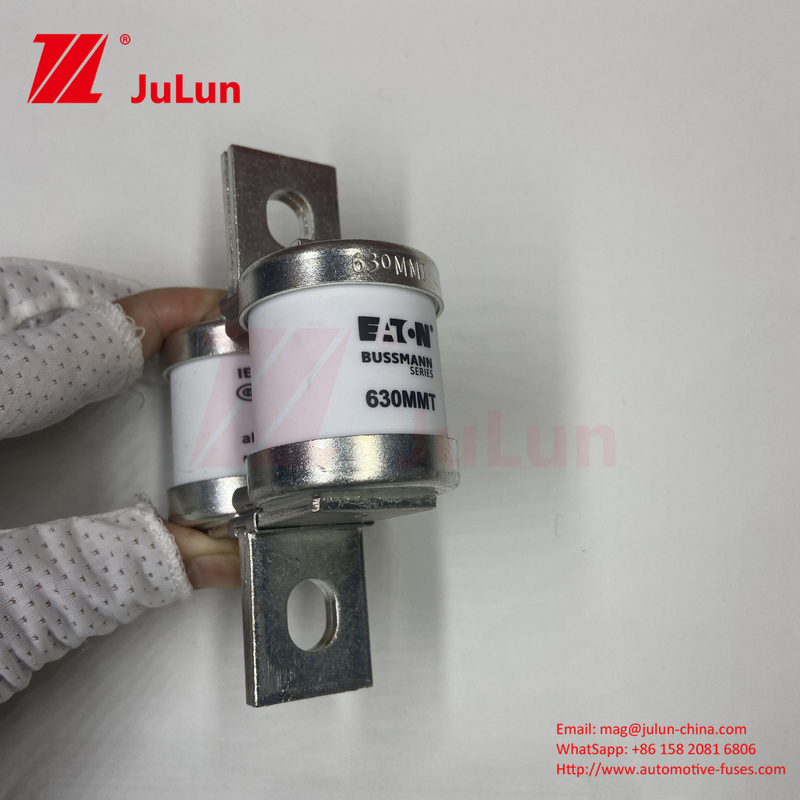 BUSSMANN 630MMT 690V مس سرامیکی دوقلو صفحه مسطح بولت نوع فیوز برای خودرو