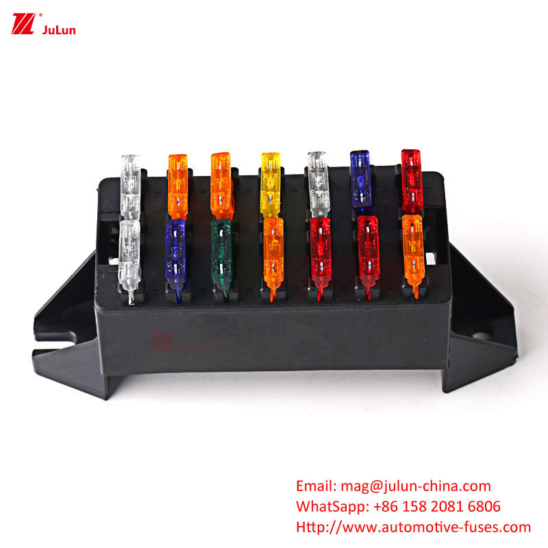 ابعاد بیرونی استاندارد UL 30A-500A EU Bolt Fuse Holder صندوق فیوز محافظ مدار خودرو فیوز نایلون