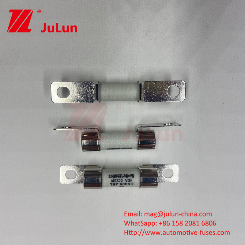 لوله شن و ماسه کوارتز 10A - 100A فیوز الکتریکی بولت شده برای شارژر 30A 50A 750VDC فیوز EV Hey مناسب هستند F