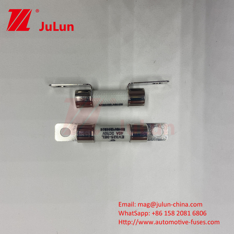 فیوزهای سرامیکی خودرو 10A 15A 750VDC فیوزهای سرامیکی خودرو 25A 30A 40A 50A استفاده برای شارژر خودرو EV