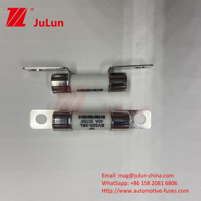 10x38mm فيوز اتومبیل سرامیکی بولت نصب EV FUSE قابلیت اطمینان محیط مطابق با ISO8820