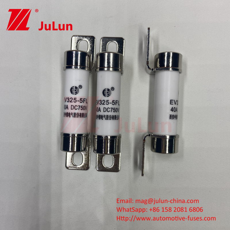 فیوز شوک مکانیکی 25A 30A 40A 750V فیوز کنترل شده دمای برای برنامه EV با -45 ~ 125C محدوده کاری