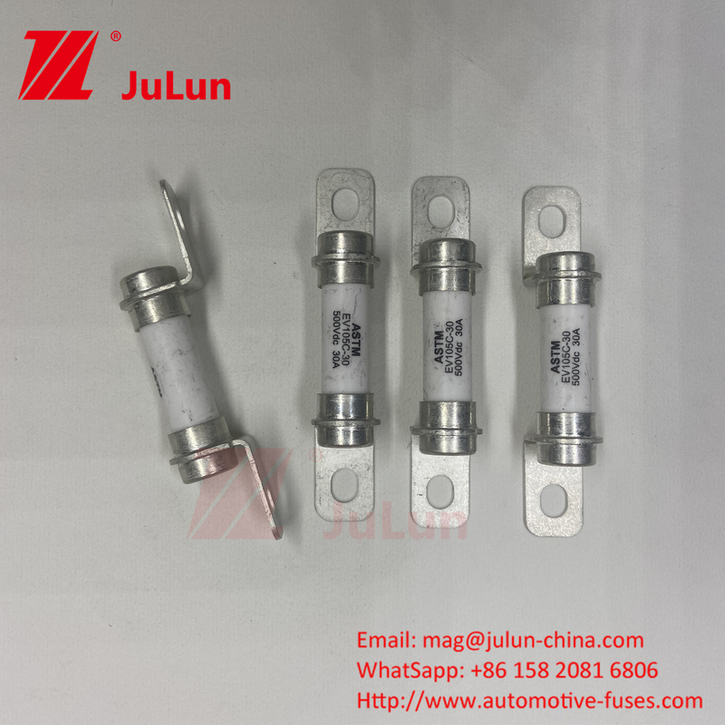 قابلیت شکستن DC عالی برای وسایل نقلیه هیبریدی و سیستم های ذخیره انرژی باتری فیوز 15A 20A 30A