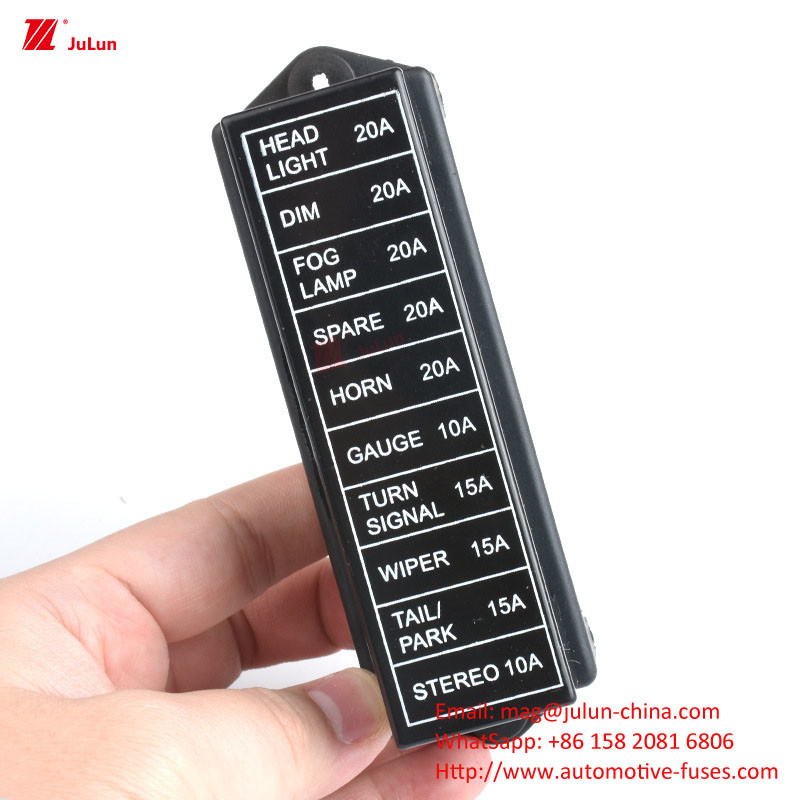 32V 500A تنظیم مجدد دستی قطعات اتوماتیک ترمینال محافظت از مدار الکترونیکی جریان 30-500A جعبه فیوز قطع کننده مدار