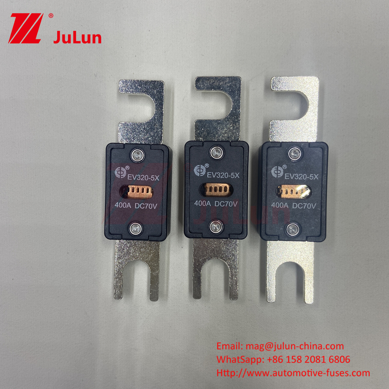 فیوز خودروهای الکتریکی EV با جعبه 70VDC ولتاژ نامی M6 بولت نوع 250A EV320-5C