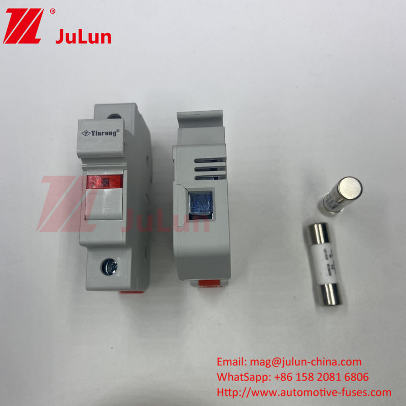 IEC60269.6 استاندارد 1000VDC فیوز خورشیدی ولتاژ بالا حامل فیوز خورشیدی دریایی با فیوز