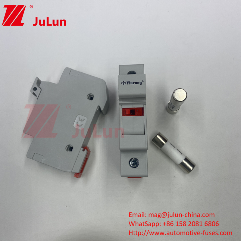 1000VDC 15A حامل فیوز خورشیدی PV با فیوز فیوز خورشیدی PV 6A 10A 15A 20A 25A 30A ولتاژ بالا برای سیستم خورشیدی