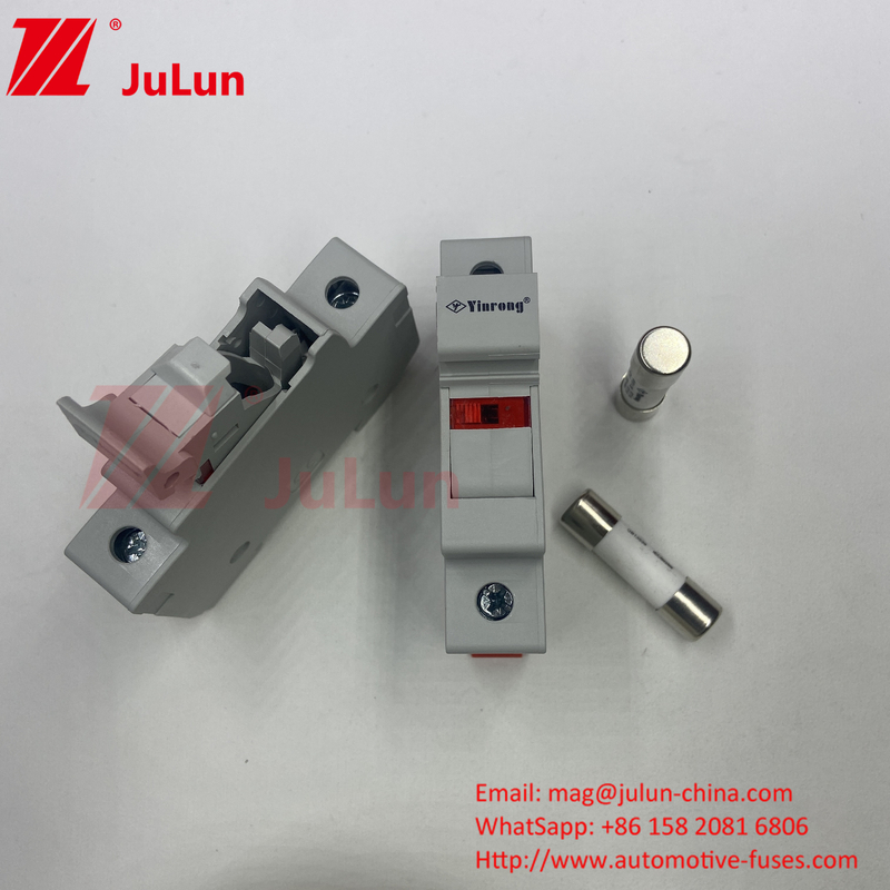 فیوز های خورشیدی فولتائیک برای حفاظت از جعبه اتوبوس فولتایک فولتایک DC 1000V فیوز های خورشیدی 6A 10A 15A 20A 25A 30A ولتاژ بالا برای خورشیدی