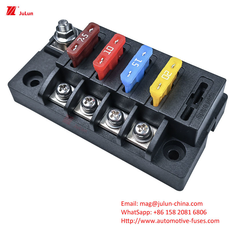 قطعات وسایل نقلیه سنگین 30A-500A ولتاژ نامی 32V محافظ مدار صندوق فیوز برای خانه های الکتریکی