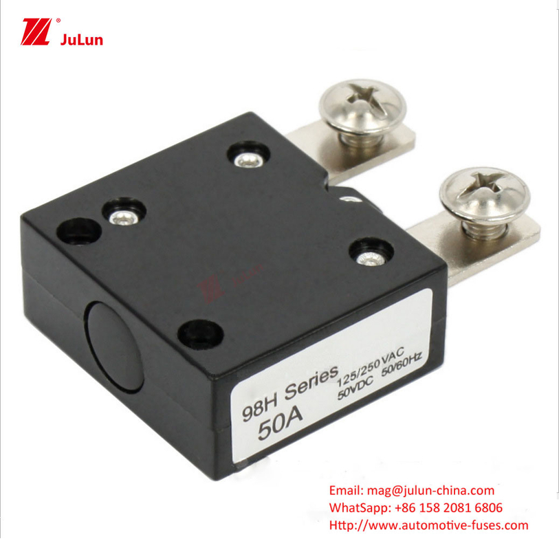 Eu UL واحد / دوقطبی 30A-500A نیلونی خانه فیوز حامل طیف گسترده ای از دمای خودرو فیوز جعبه / حامل (-55 ° C تا 12 ° C)