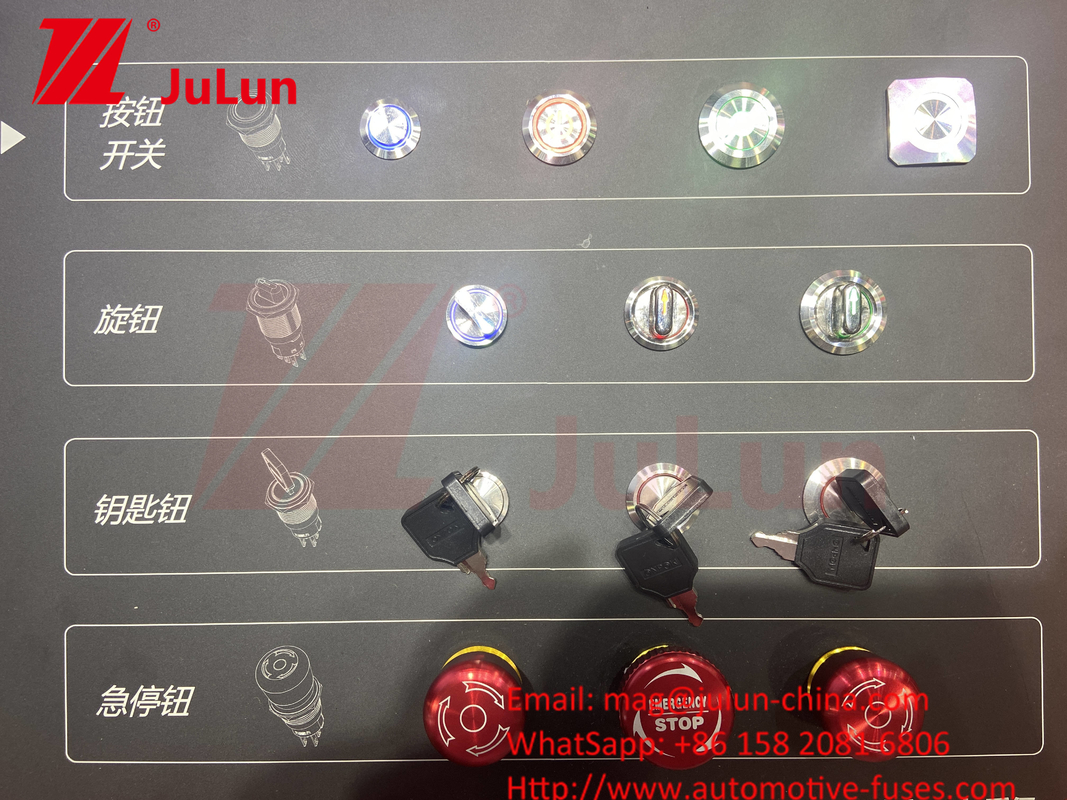 IP65 خود قفل شدن فولاد ضد زنگ فلزی 10/12/16/22mm لحظه ای LED کوچک دکمه فشار سوئیچ