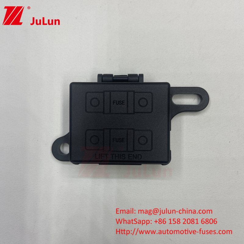 ABS برنج Pbt ضد آتش Blx یک دارنده فیوز ولتاژ پایین ضد گرد و غبار طراحی 20A-500A