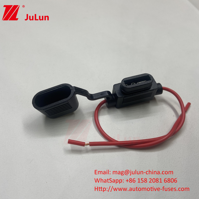 20A فيوز ولتاژ پایین دارنده فيوز کارتونی سری قرمز / سیاه
