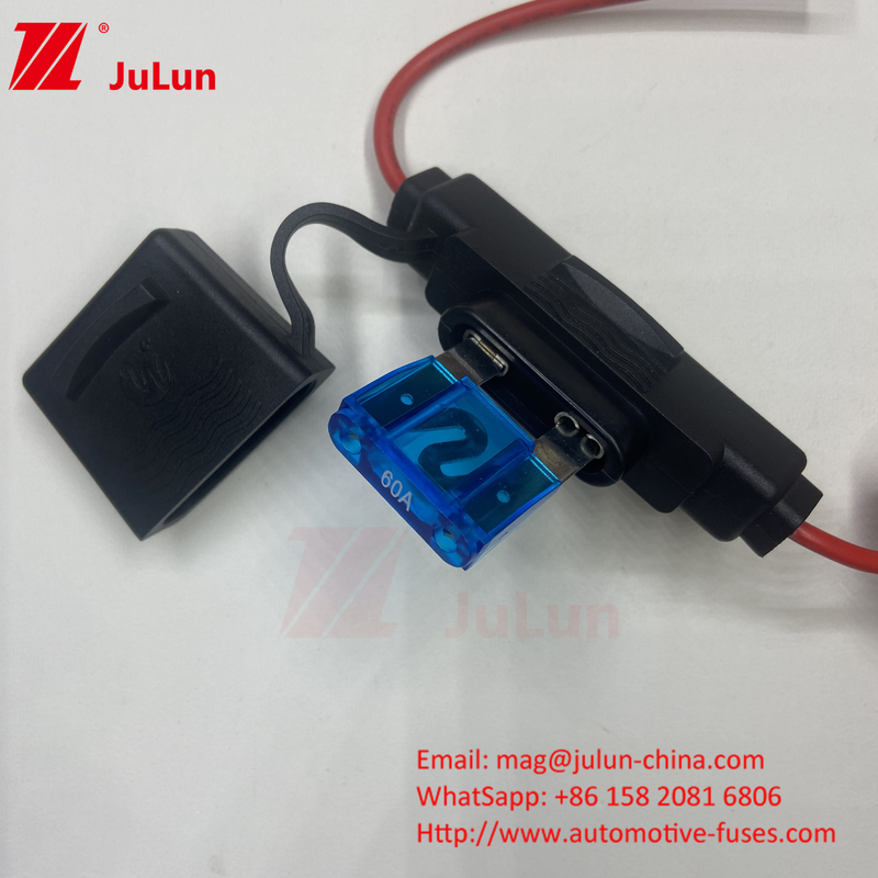 نگهدارنده فیوز ولتاژ پایین مقاوم به دمای 24VDC با پلاگین سفارشی در فیوز