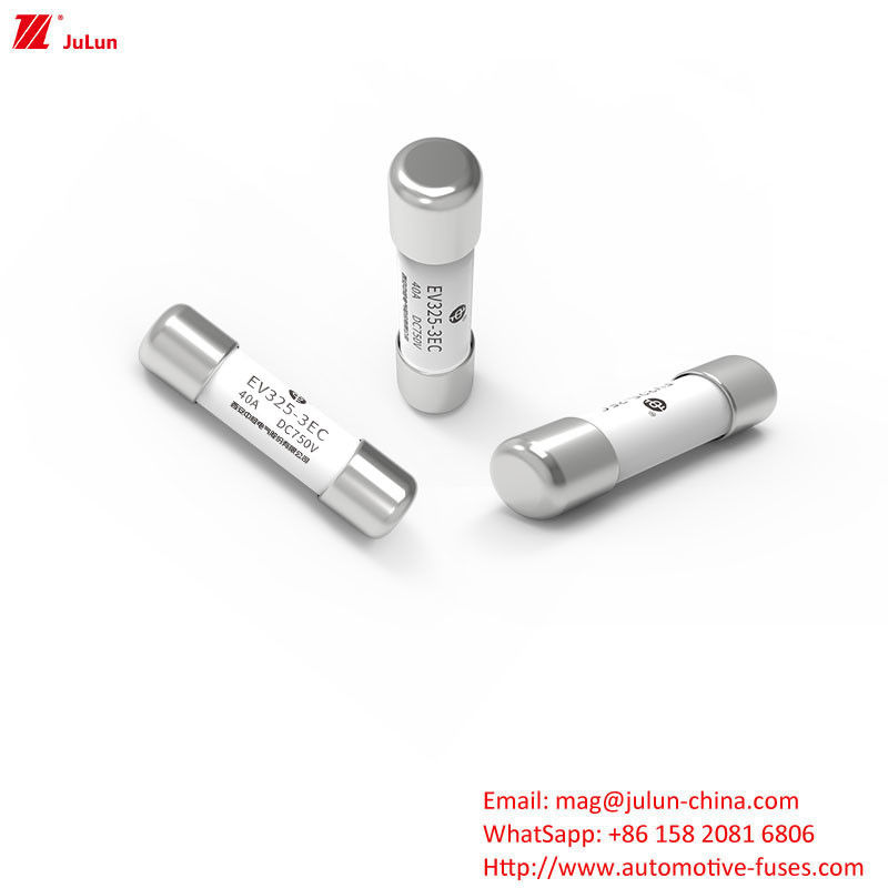 فیوز متوسط 15A-50A فیوز متوسط پیچ بولت EV325-3EC DC750V 20KA با پرچم نشان دهنده جریان نامشخص