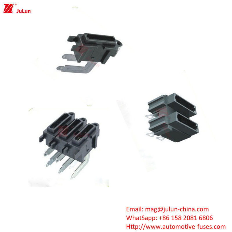 نگهدارنده فیوز اتومبیل کم ولتاژ یک قطبی 32V تماس مس درجه بندی نگهدارنده فیوز اتومبیل 30A-500A استاندارد UL اتحادیه اروپا