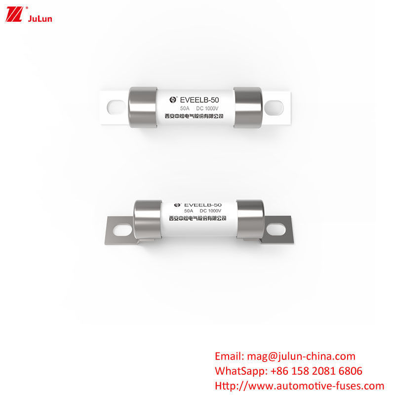 حفاظت از پیچ بولت EV فيوز شارژر EV قابل حمل برای راه حل شارژ قابل حمل DC1000V 10A-50A