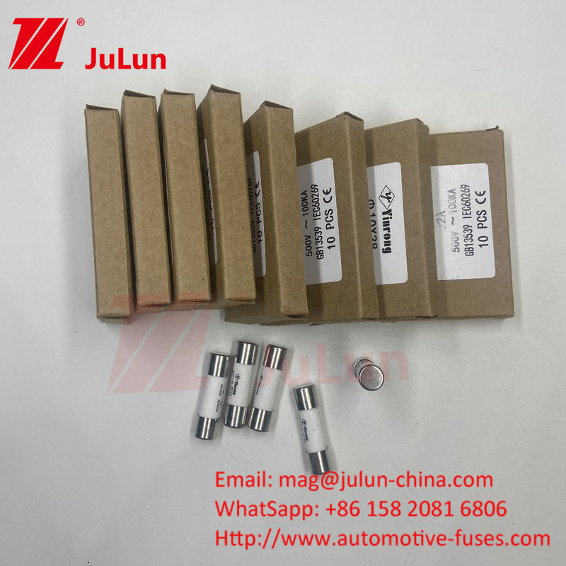 4A AC220V AC380V AC500V AC690V AC800V 1000V فیوز های خورشیدی PV 10 x 38mm 1000VDC فیوز های رشته ای Pv UL TUV CE RoHS