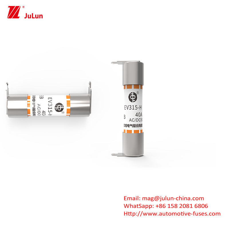 فیوز 38MM AC/DC500V ولتاژ نامی خودروهای الکتریکی با پاسخ برای ایستگاه های شارژ EV