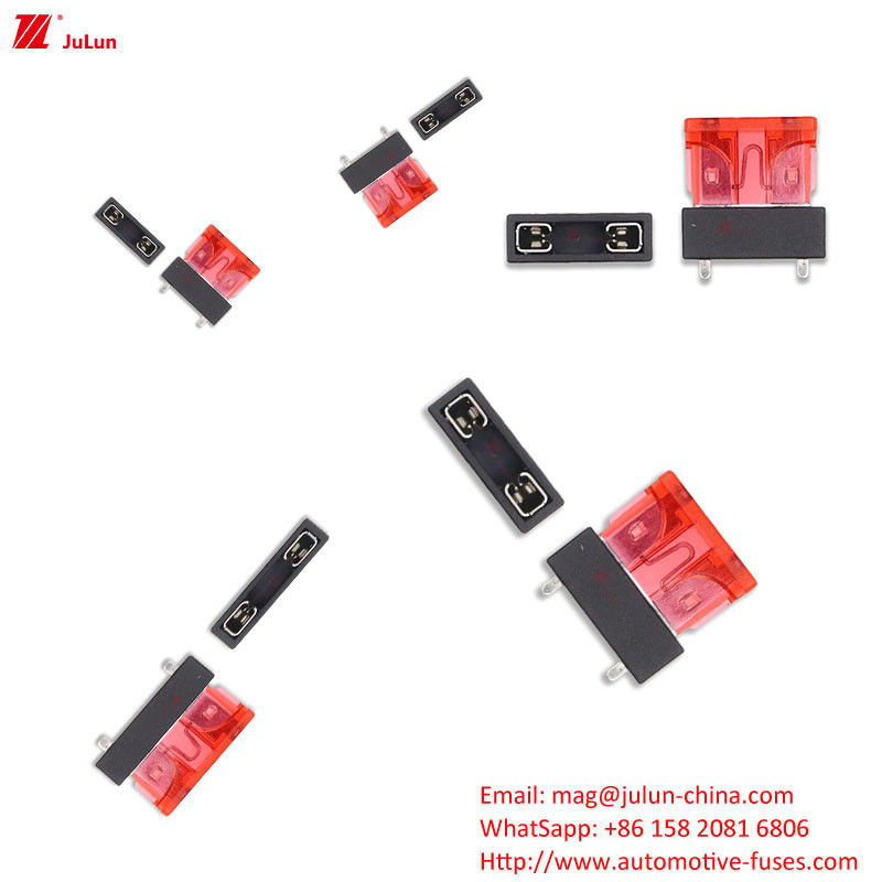 خانه های پلاستیکی ایمن قطع کننده مدار خودرو 30A-100A سیستم الکتریکی خودرو نگهدارنده فیوز مس