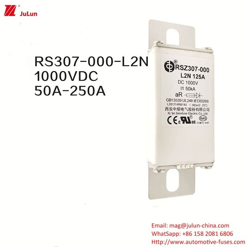 100A بولت بر روی EV DC شارژر سریع / شارژ سریع وسایل نقلیه الکتریکی RSZ307-000-L2N فیوز